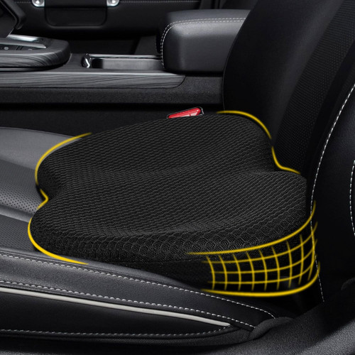 Wedge car seat cushion - cushion,, memory